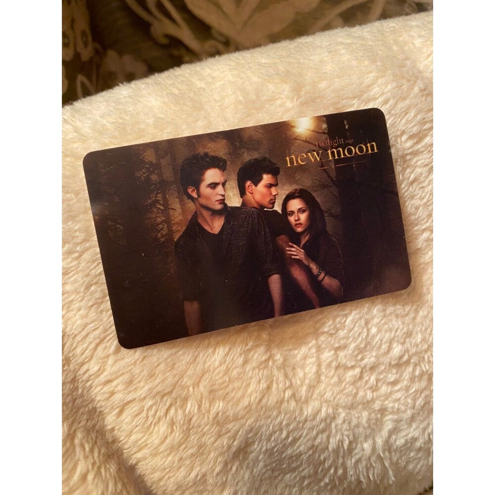 New Moon Twilight FYE credit card RARE